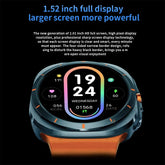 LAXASFIT Smart Watch 1.52-inch AMOLED Screen Bluetooth Talk Sports Fitness Smartwatch for Men Women Watch Holiday Gift